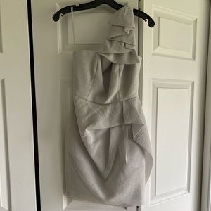 BCBG one shoulder dress, 0